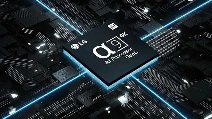 Alpha 9-processor i 2023 LG TV-apparater
