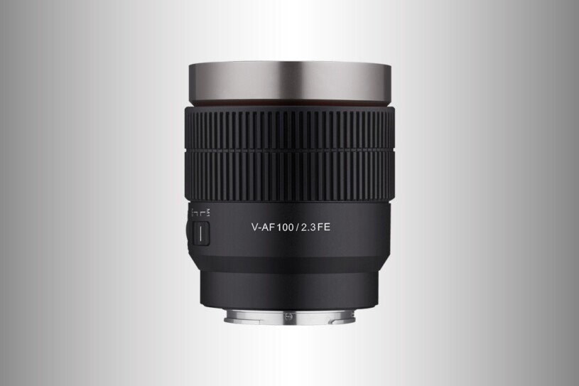 Samyang tillkännager V-AF 100 mm T2.3 FE Autofocus Cine Lens för Sony
